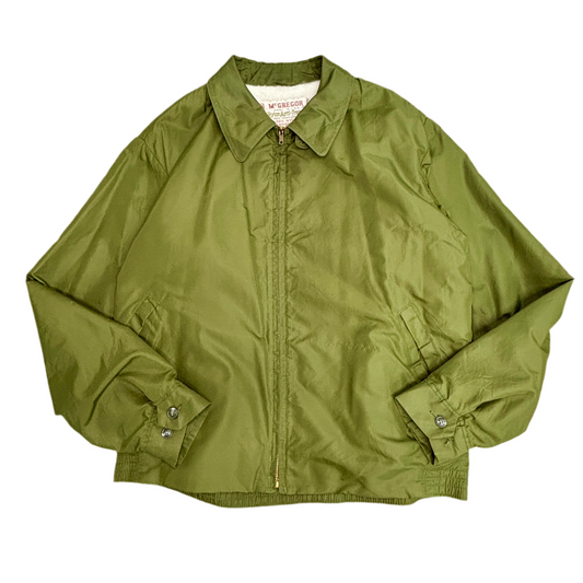 50s McGREGOR “Nylon Anti-Freeze” ナイロンアンチフリーズジャケット オリーブ 42サイズ USA製 ヴィンテージ