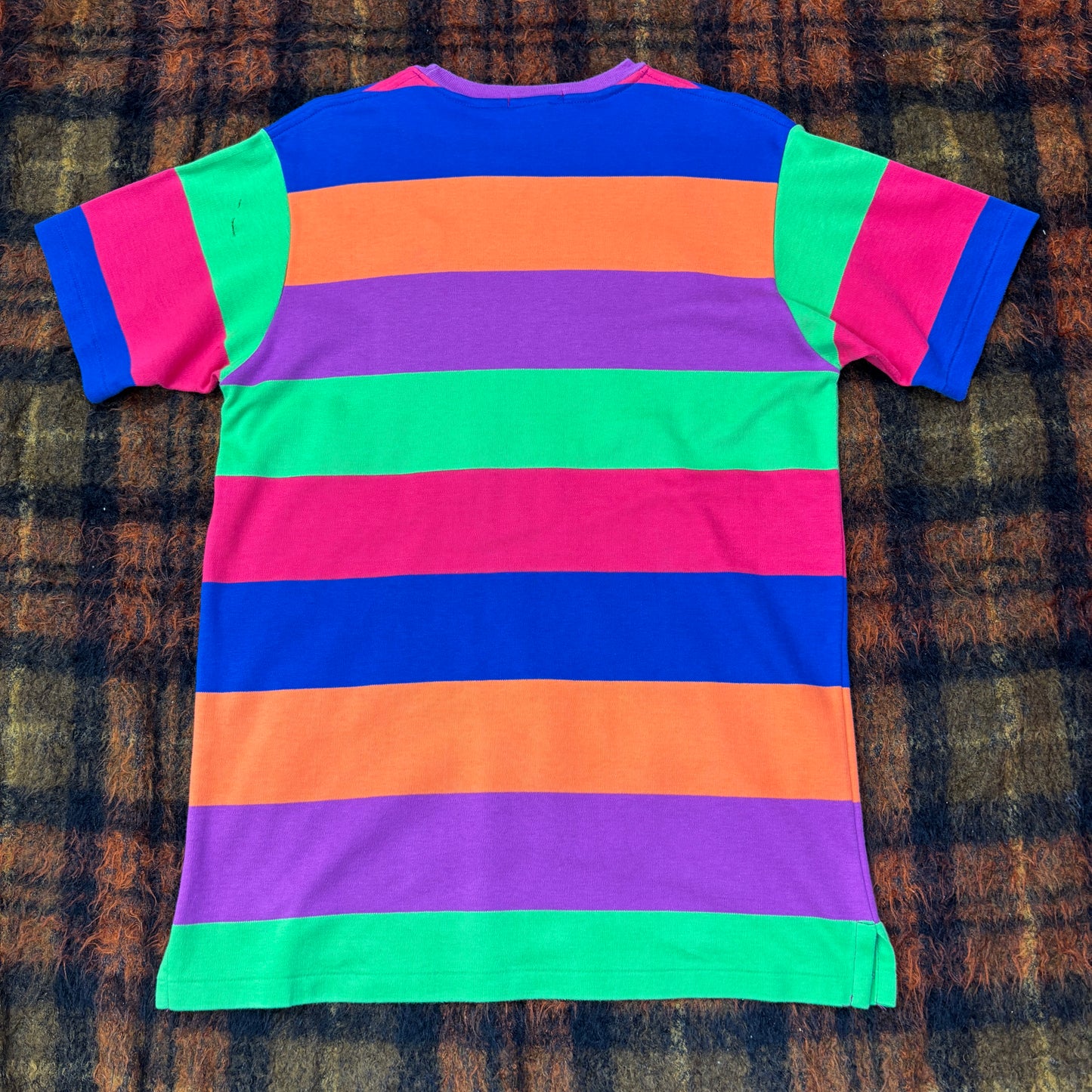 【90s USA製】Polo Ralph Lauren マルチボーダーTシャツ|ヴィンテージ XL カラフル ポロ ラルフローレン