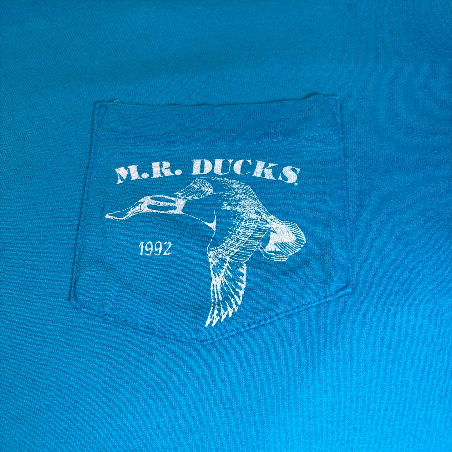 【USA製 90s】M.R. DUCKS アニマルプリントTシャツ Ocean City Maryland / Lee製 XL