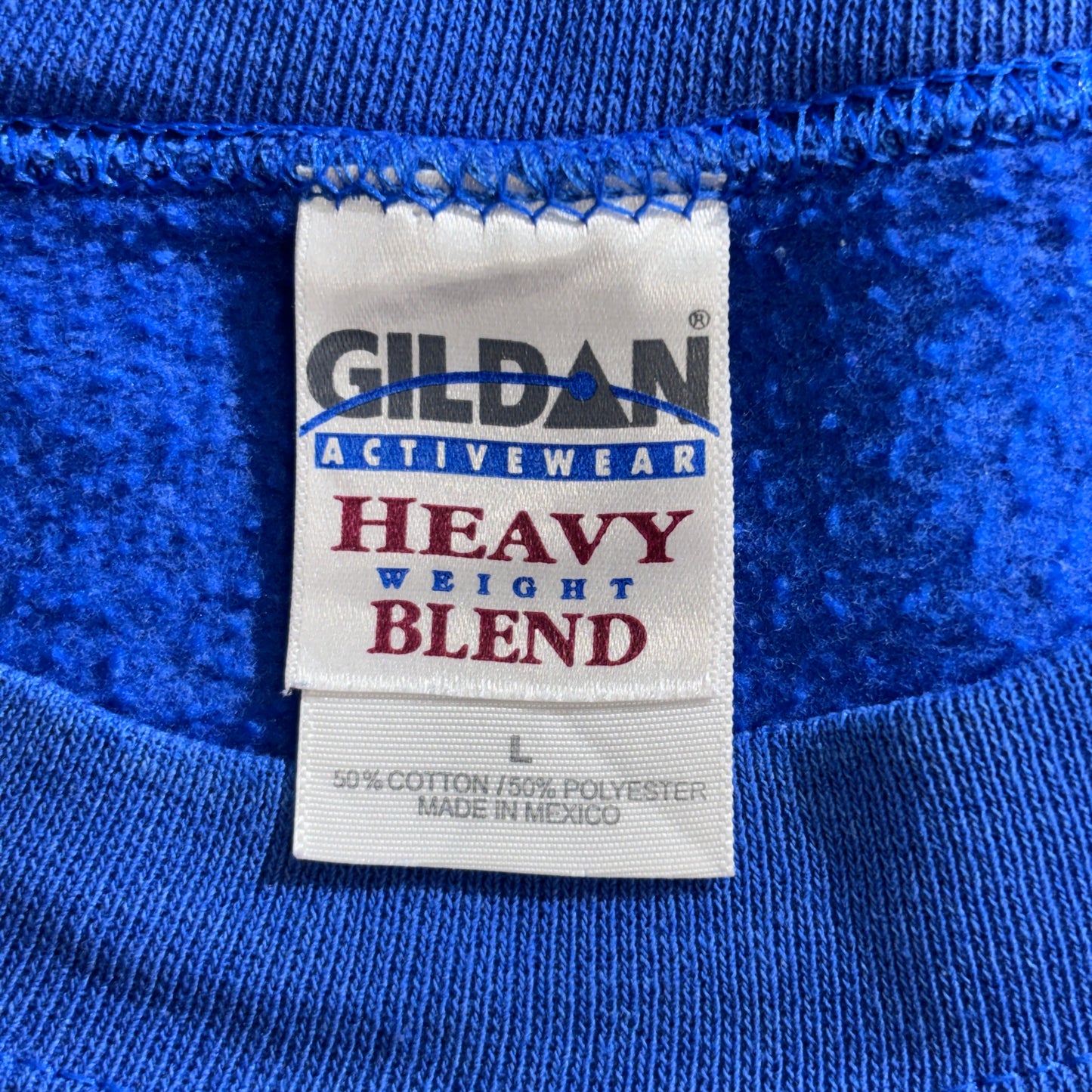GILDAN スウェット / ARIZONA ホース&フェザープリント / Lサイズ / メキシコ製 / ブルー/2-51