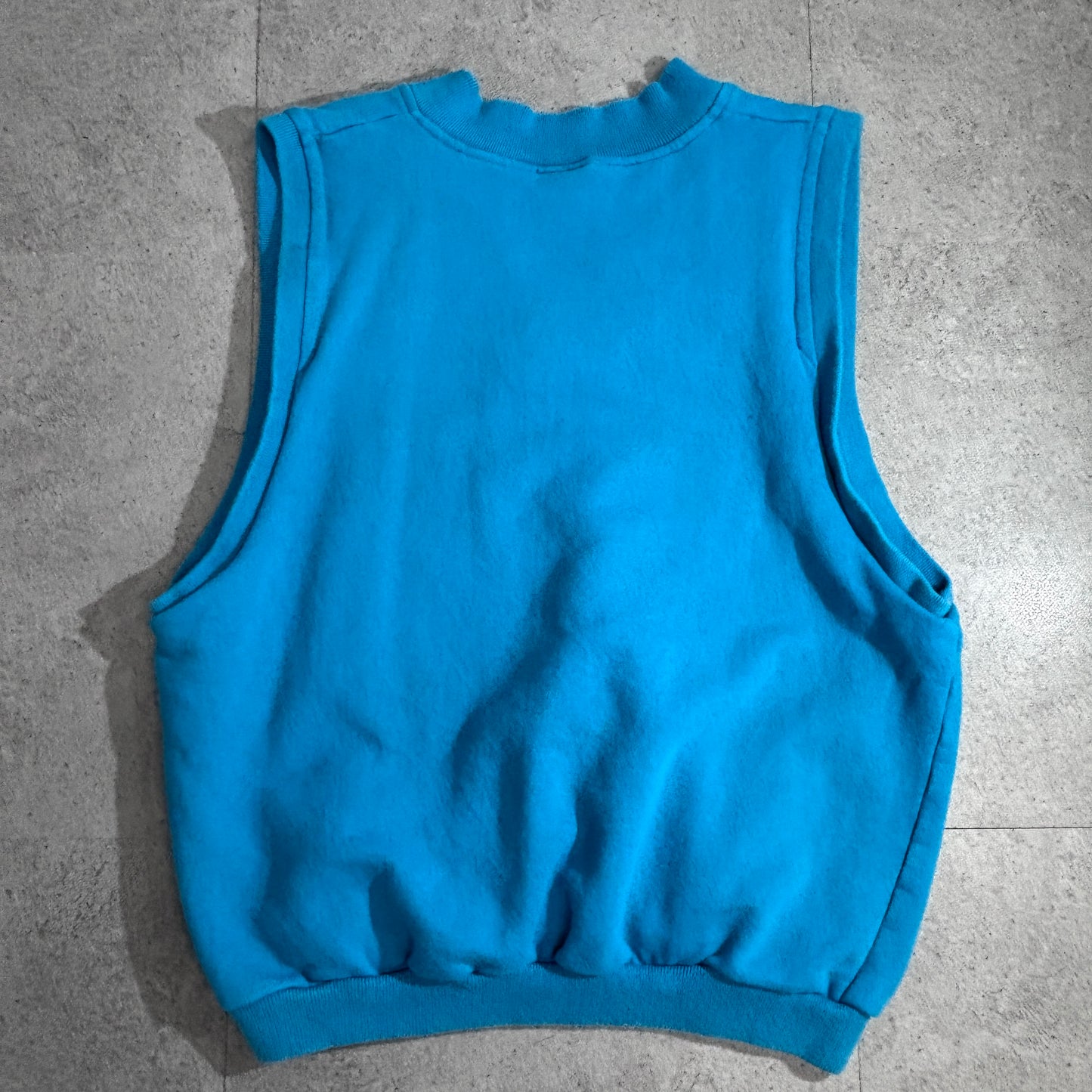 NIKE スウェットベスト / ブルー / M / 刺繍ロゴ / MADE IN THAILAND/1-23