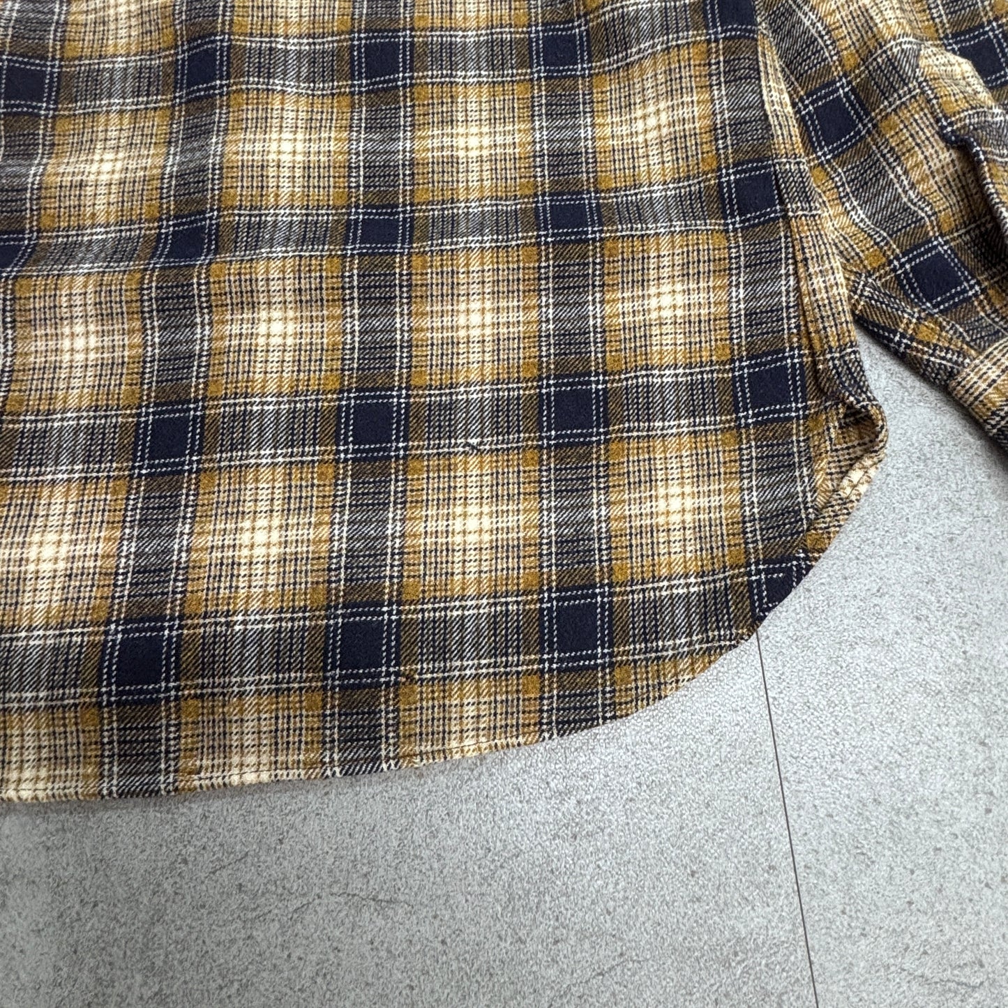 【Pendleton チェック柄 ウールシャツジャケット】ペンドルトン USA製 100%ヴァージンウール 古着8-9