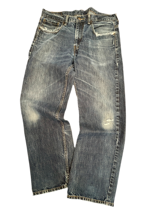 Levi’s 569 Loose Straight デニム W32 L30 レッドタブ 色落ち/ヒゲ/アタリ ジップフライ