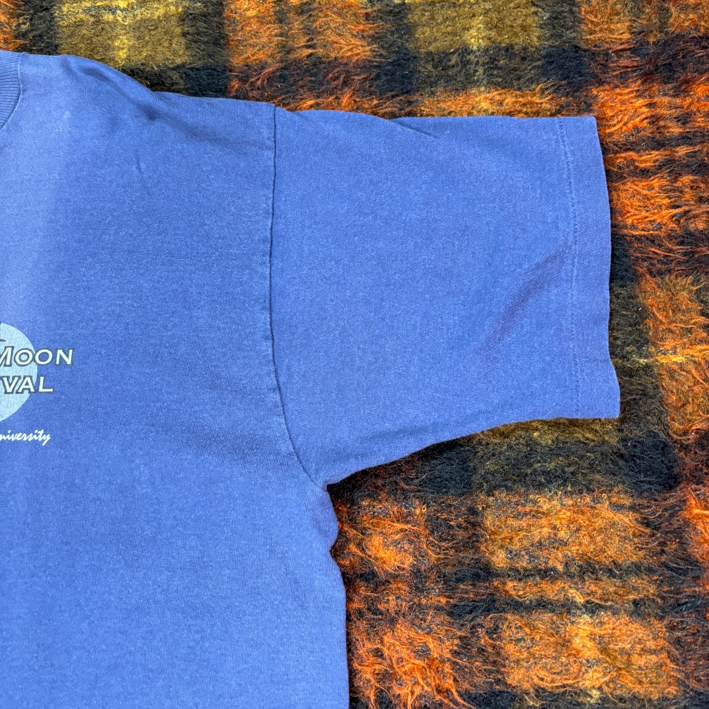 90s Johns Hopkins University “Full Moon Festival” ヴィンテージTシャツ – 月齢カレンダー/両面プリント – Made in USA XL