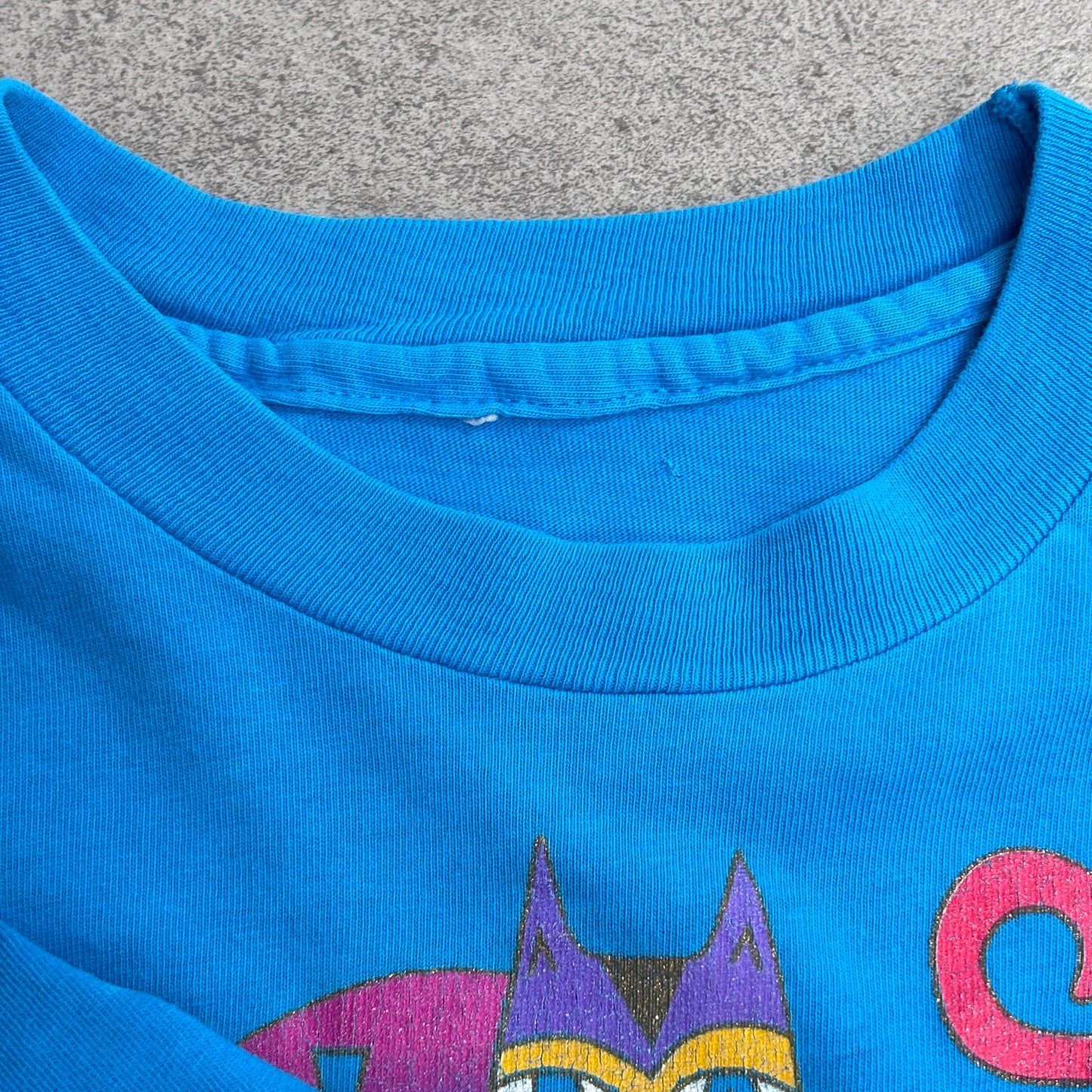90s Laurel Burch Cat アートTシャツ USA製 シングルステッチ|カラフル猫デザイン ヴィンテージ/3-47