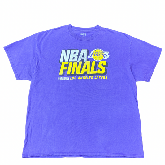 【NBA公式】LOS ANGELES LAKERS ファイナル記念Tシャツ|NBA FINALS ヴィンテージ風 バスケ ストリート系