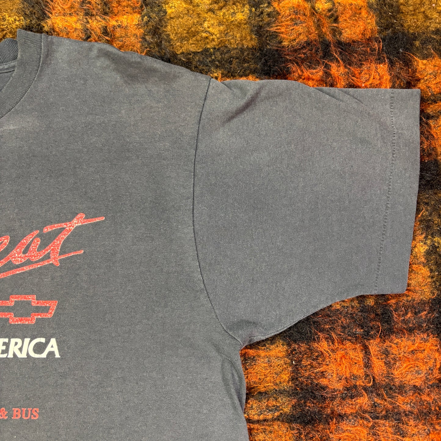 【90s USA製】GM シボレー “The Heartbeat of America” ヴィンテージTシャツ XL ブラック
