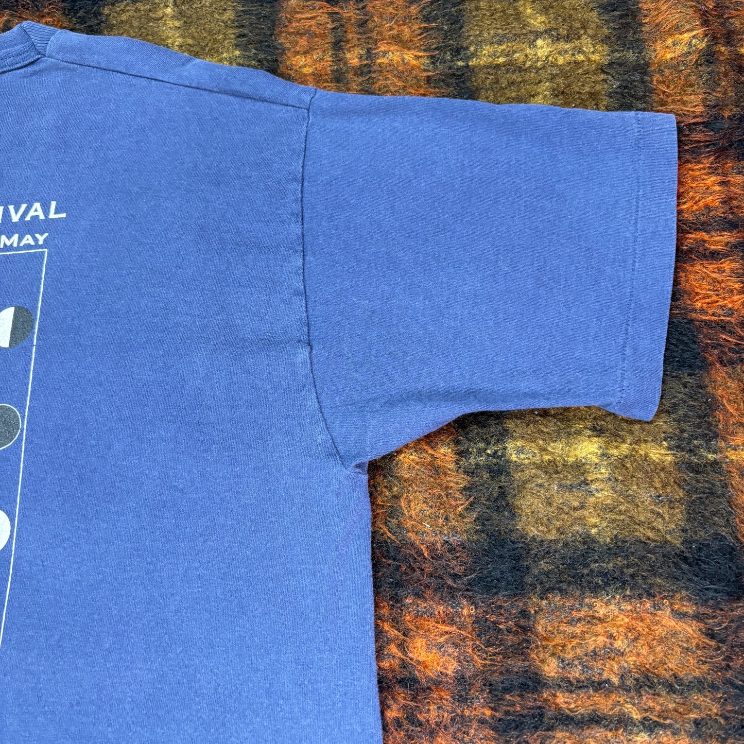 90s Johns Hopkins University “Full Moon Festival” ヴィンテージTシャツ – 月齢カレンダー/両面プリント – Made in USA XL