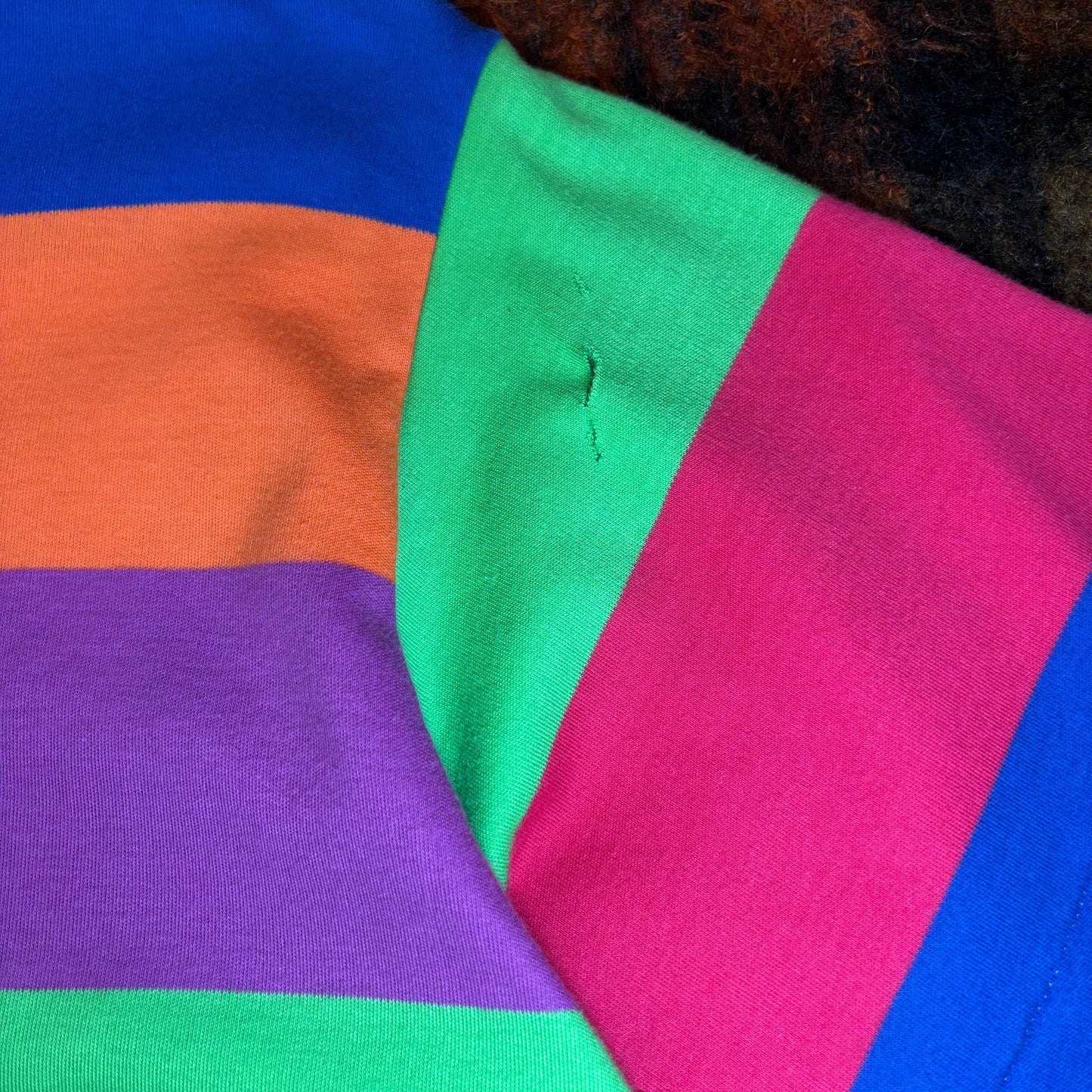 【90s USA製】Polo Ralph Lauren マルチボーダーTシャツ|ヴィンテージ XL カラフル ポロ ラルフローレン