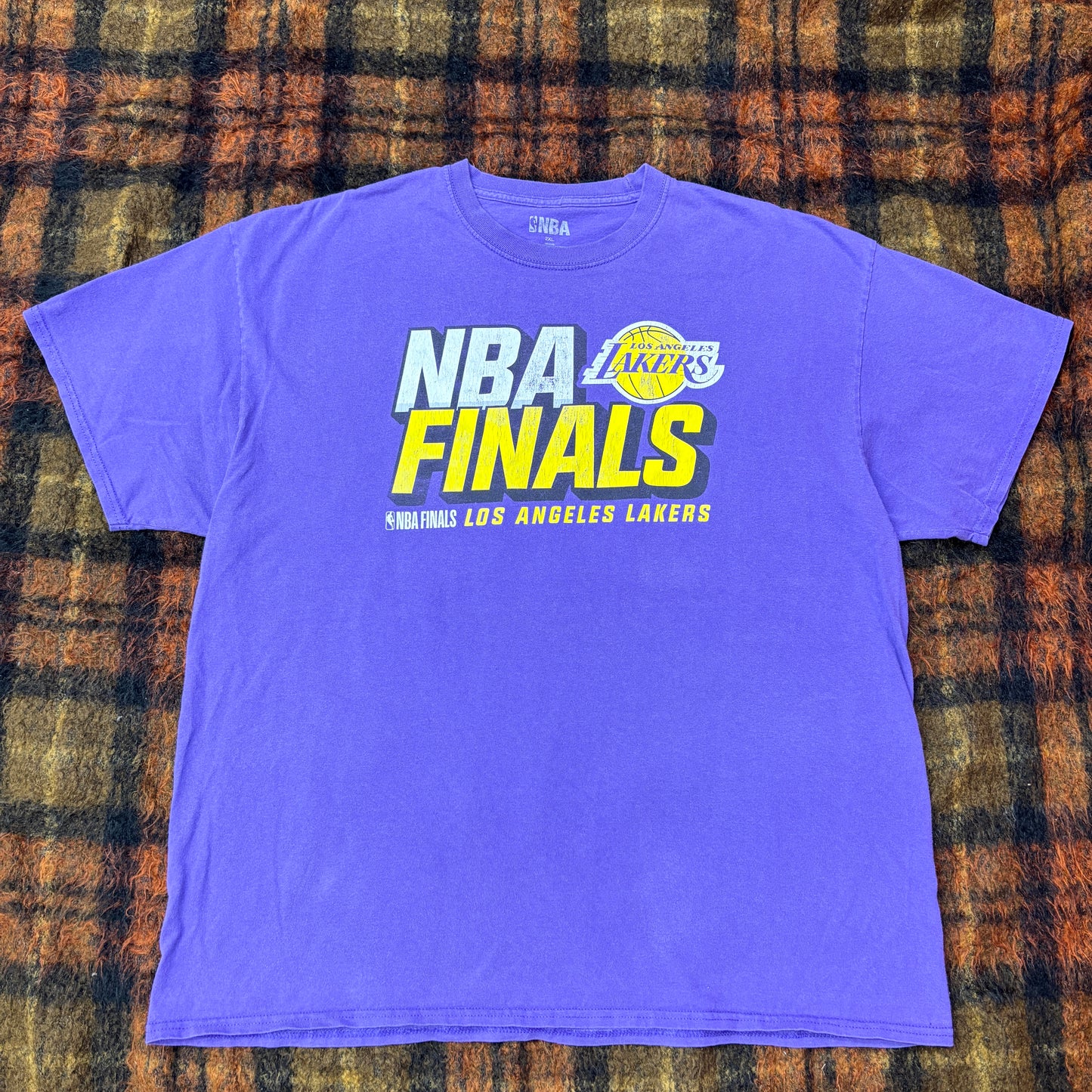 【NBA公式】LOS ANGELES LAKERS ファイナル記念Tシャツ|NBA FINALS ヴィンテージ風 バスケ ストリート系