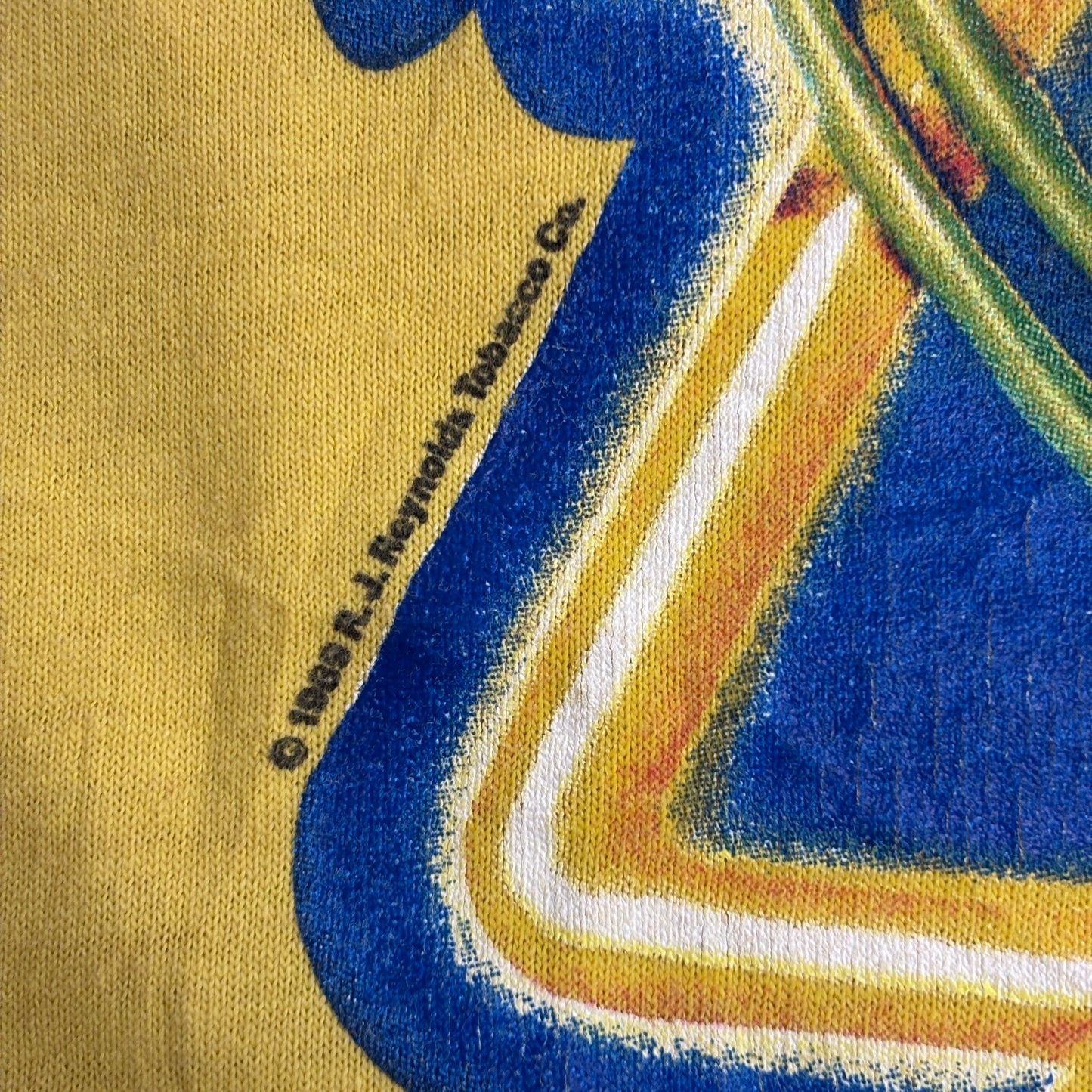 CAMEL 企業系Tシャツ USA製 ポケットTシャツ 50/50 XL イエロー バックプリント キャメル/3-20