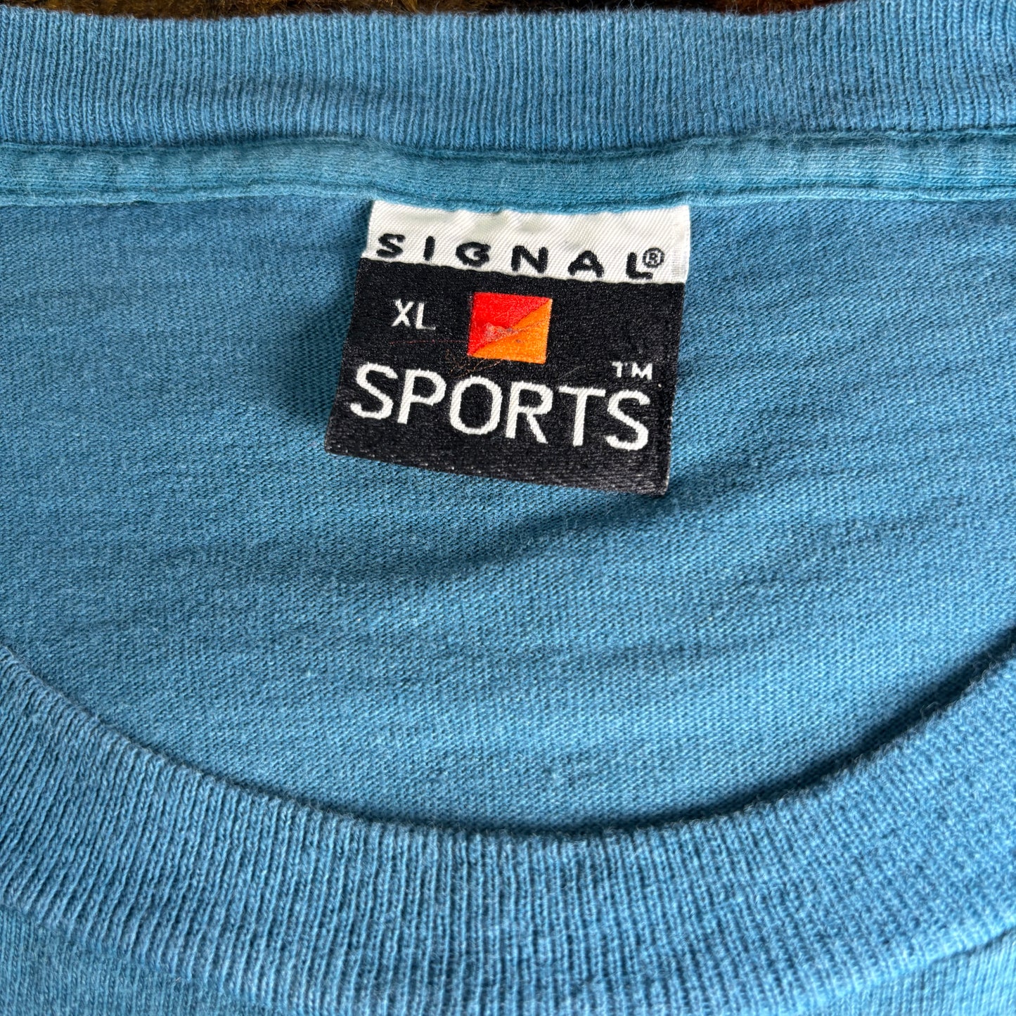 90s USA製 Signal Sports アラスカ 狼 オールプリントTシャツ XL相当 ヴィンテージ ’91