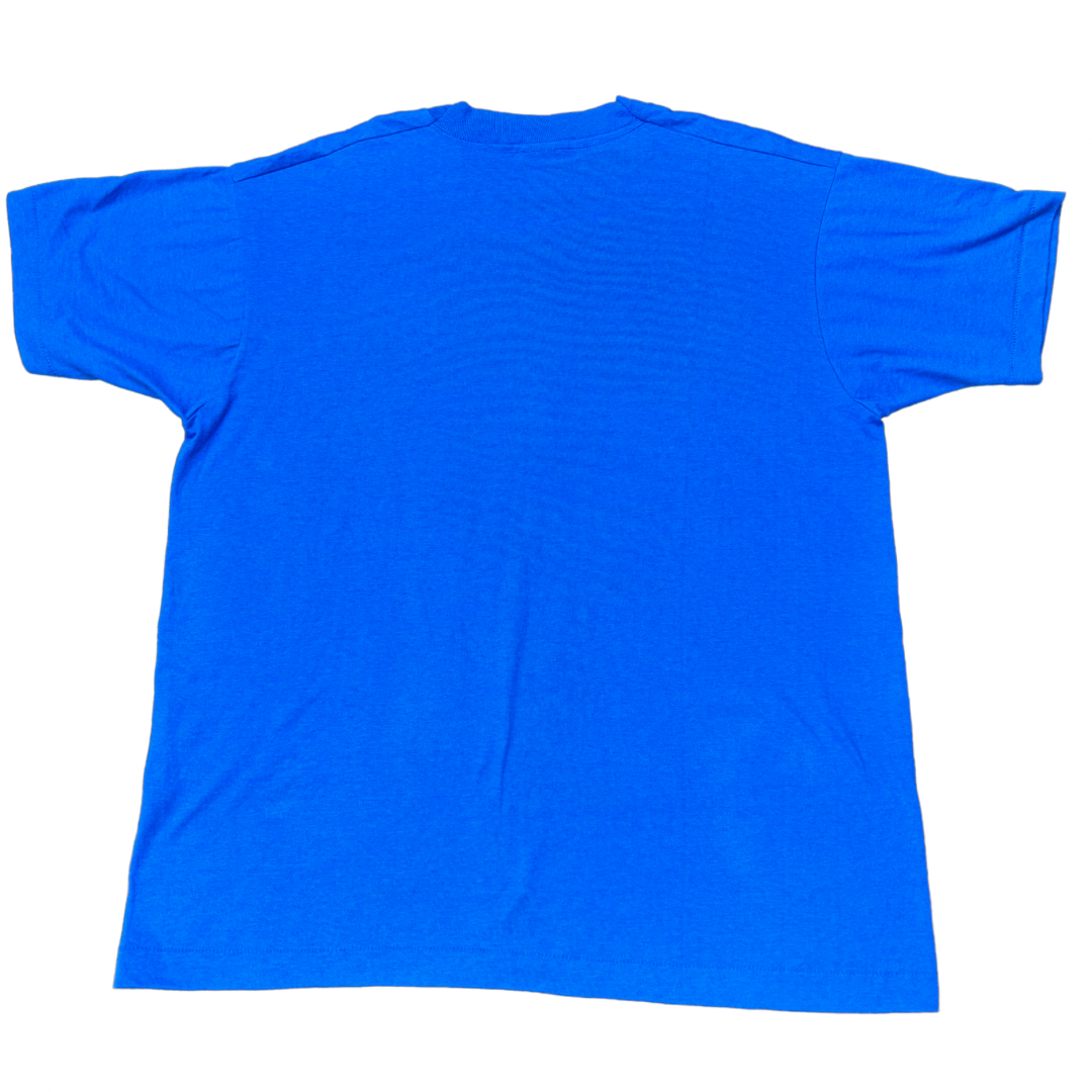 90s USA製 Clown Faces Tシャツ XLサイズ / Fruit of the Loom BESTタグ 青 ボックスシルエット