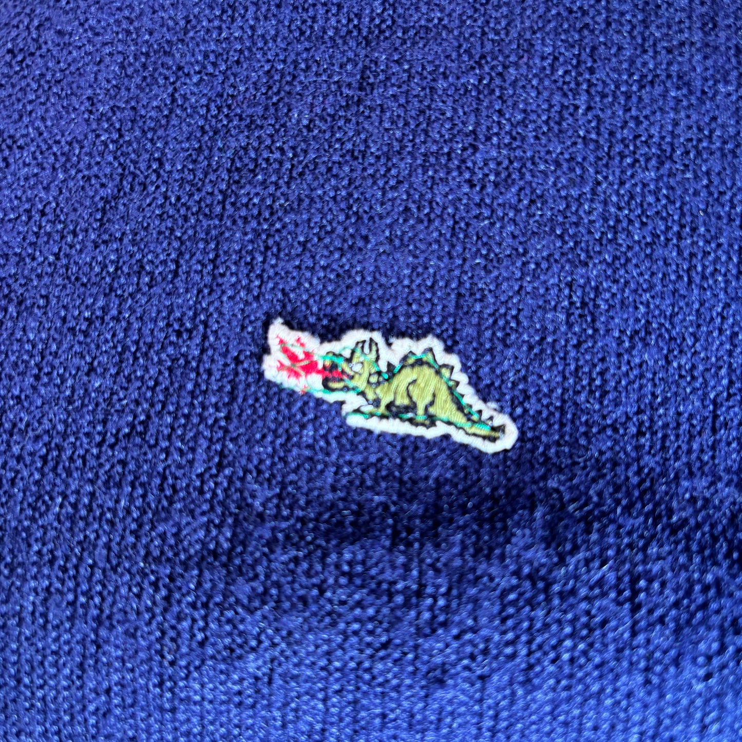 【USA製】Sears ドラゴン刺繍カーディガン|ヴィンテージ アメリカ古着 紫 アクリルニット XL