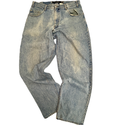 Levi’s SilverTab BAGGY デニム W36 L34 香港製 100%コットン ライトブルー ワイド 90s ヴィンテージ