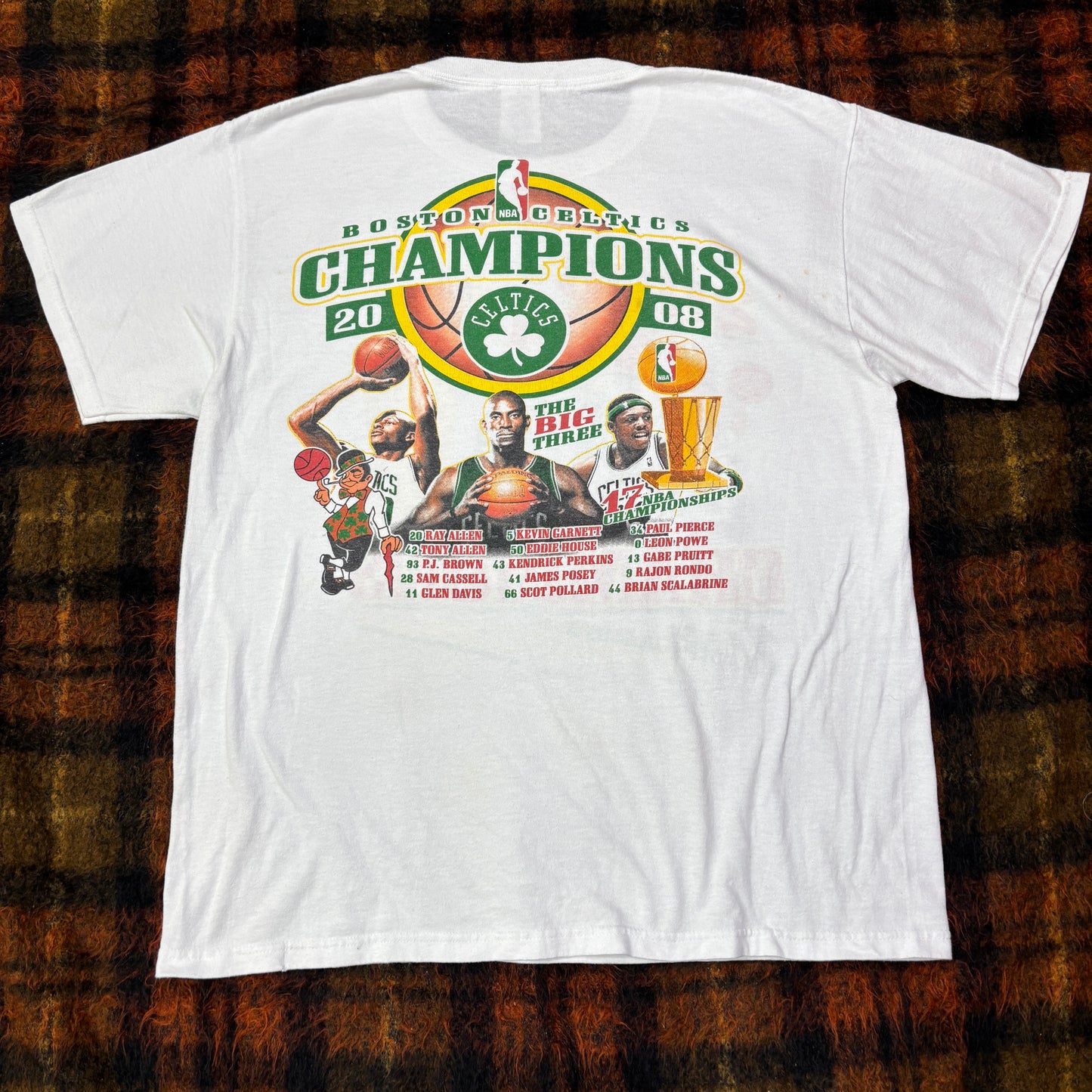 【NBA CELTICS】2008優勝記念Tシャツ|ケビン・ガーネット × ザ・ビッグスリー