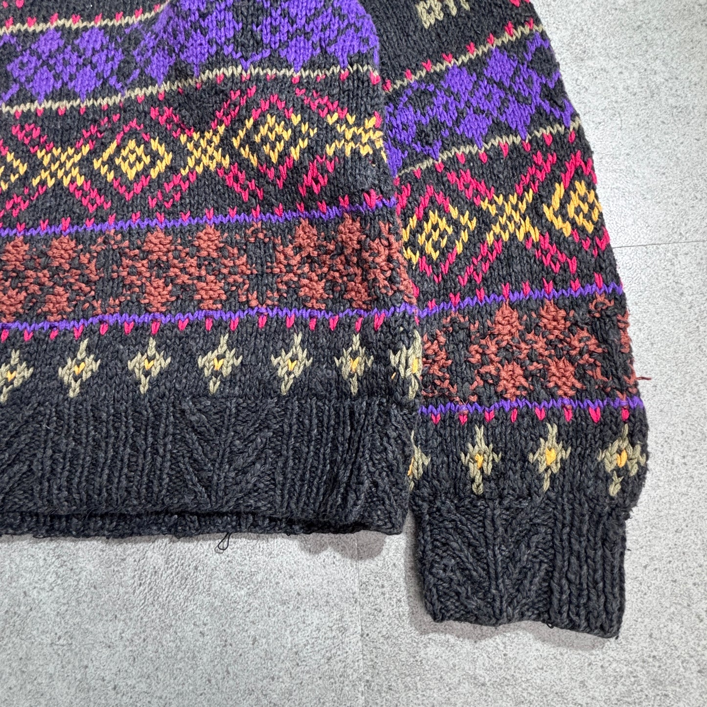 Woolrich フェアアイル柄 ニットセーター / マルチカラー / 総柄セーター1-15