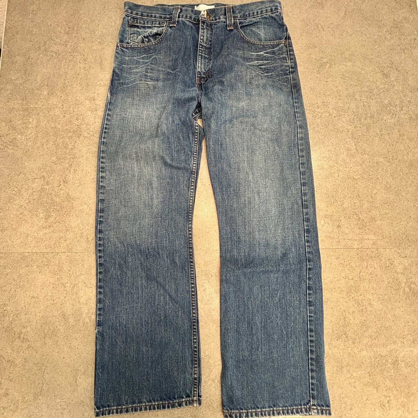 Levi’s SilverTab TRUE BOOT デニム W34 L32 メキシコ製 100%コットン ブーツカット Y2K ジップフライ 色落ち シルバータブ