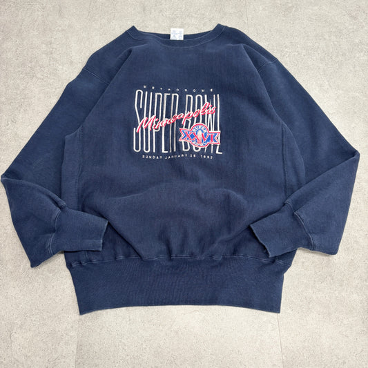 【USA製】Champion リバースウィーブ SUPER BOWL XXVI スウェット XL 92年 ミネアポリス