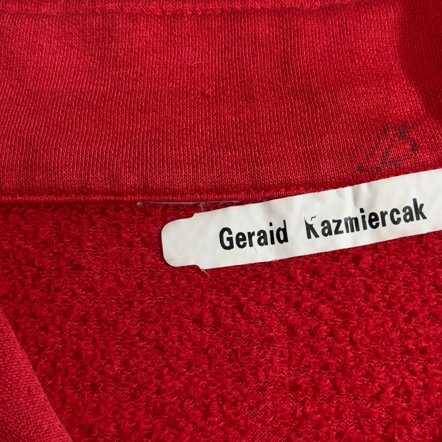 【90s NIKE】ヴィンテージ トラックジャケット ネイビー×レッド 切替デザイン スウェット素材 スポーツミックス ナイキ