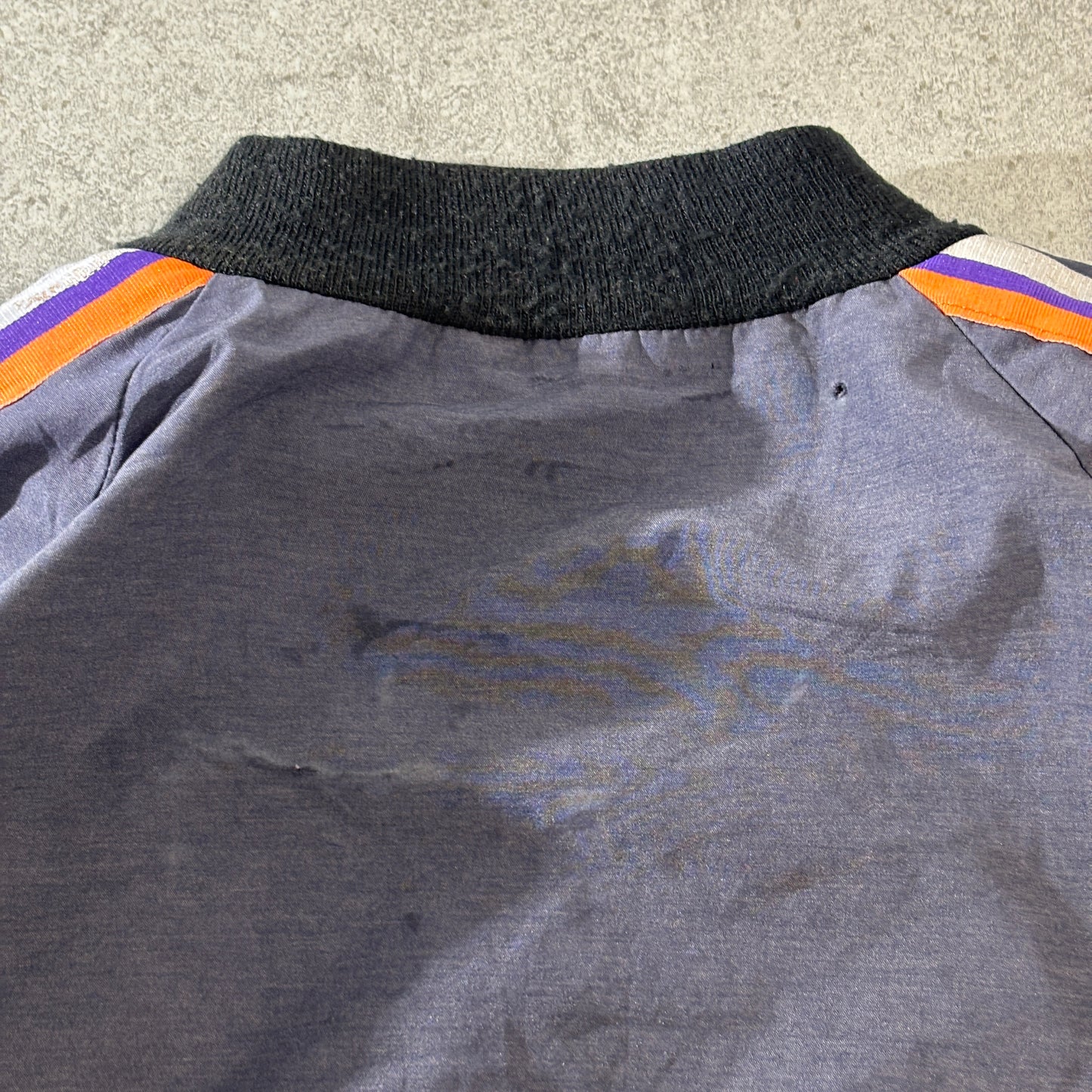 90s USA製 Federal Express(FedEx) Stan Hermanデザイン R&R Uniforms YKK/USAジップ 反射テープ ワークボンバージャケット L REG