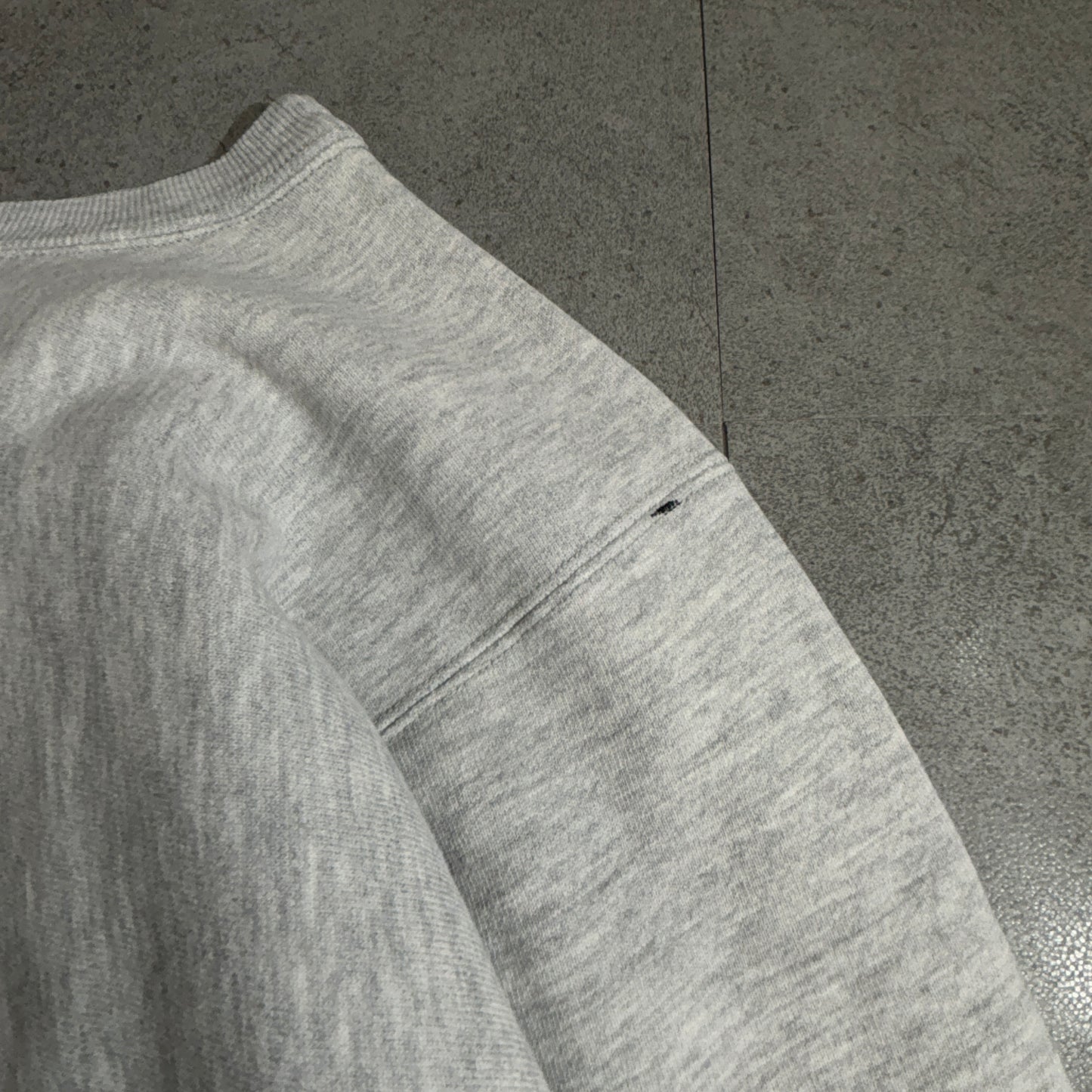 【Champion】トリコタグ USA製 Reverse Weave “PEBBLE BEACH GOLF LINKS” 刺繍スウェット グレー L チャンピオン リバースウィーブ アメリカ製 90s ゴルフ ヴィンテージ