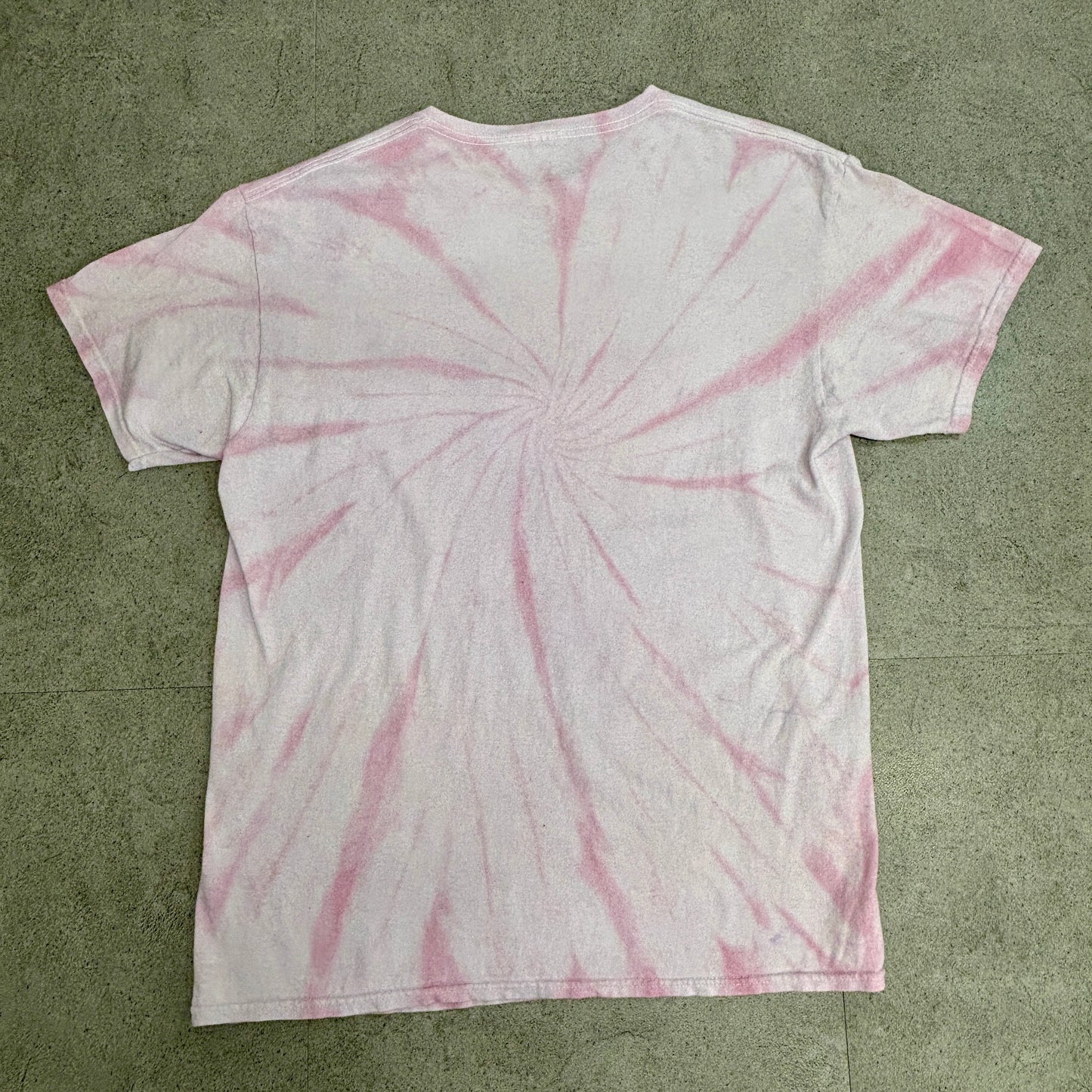 【90s復刻デザイン】パワーパフガールズ タイダイ Tシャツ ピンク Lサイズ Cartoon Network 正規品