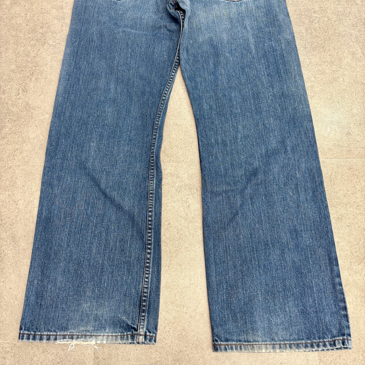 Levi’s SilverTab TRUE BOOT デニム W34 L32 メキシコ製 100%コットン ブーツカット Y2K ジップフライ 色落ち シルバータブ