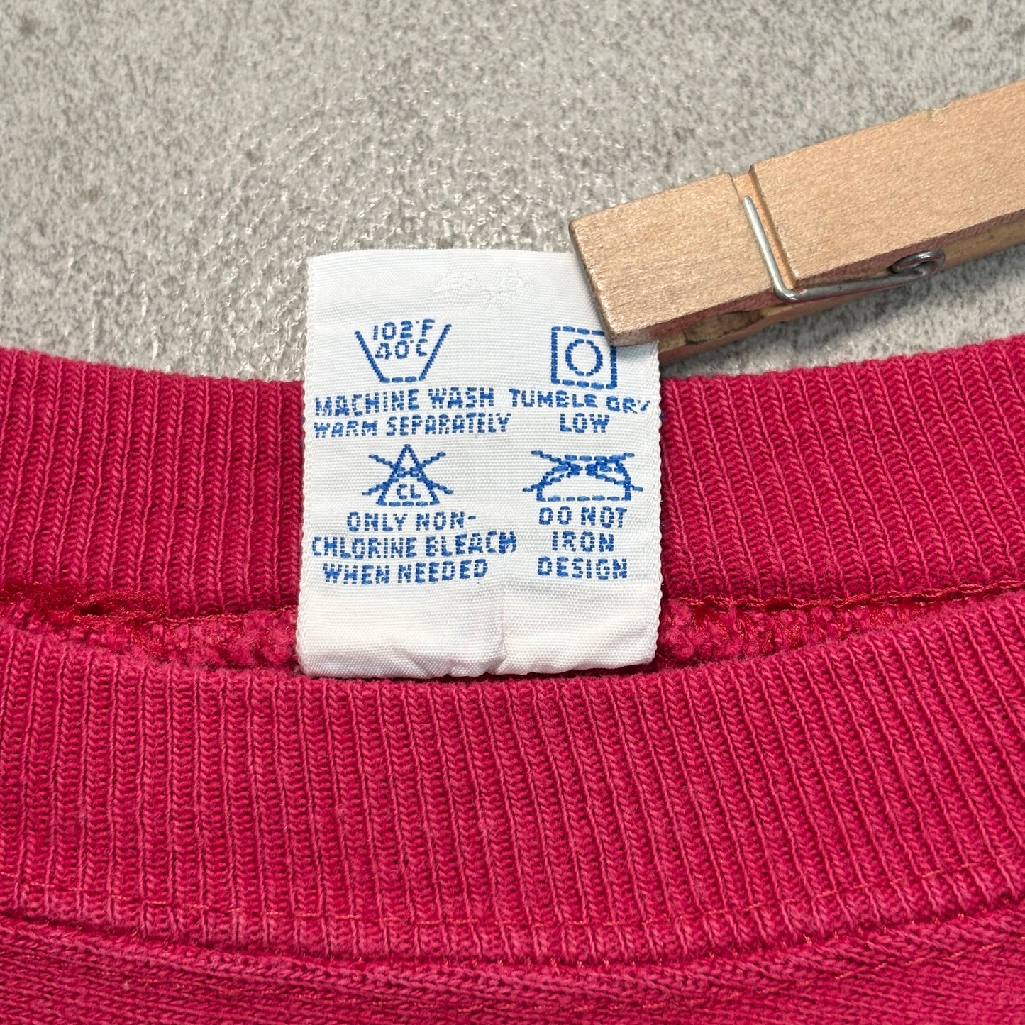 【USA製 90s】Champion リバースウィーブ スウェット XL ボルドー ΔΦΩ ギリシャ文字 タータンワッペン 刺繍ロゴ
