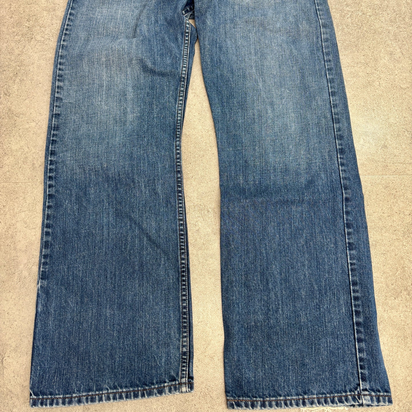 Levi’s SilverTab TRUE BOOT デニム W34 L32 メキシコ製 100%コットン ブーツカット Y2K ジップフライ 色落ち シルバータブ