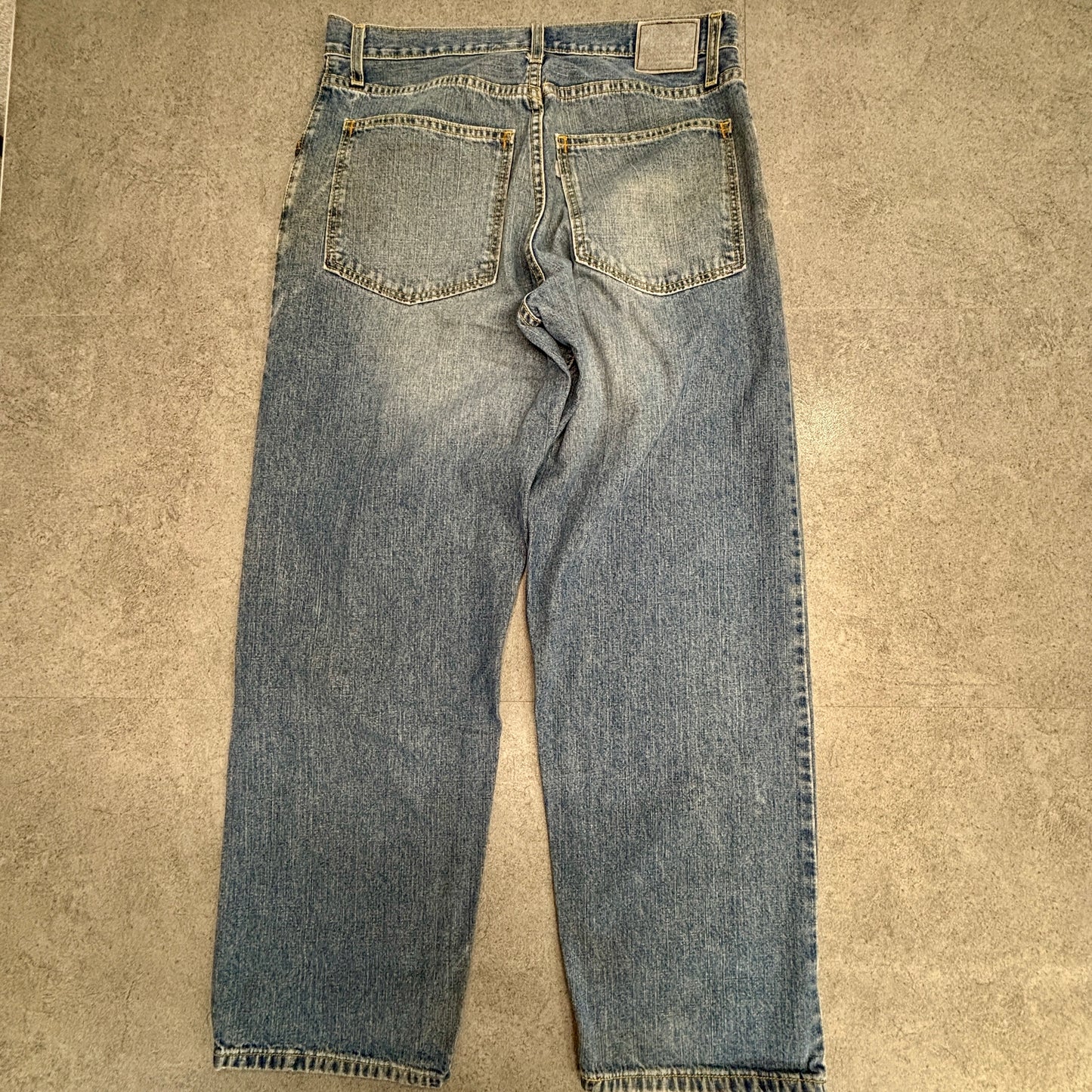 Levi’s SilverTab BAGGY デニム W34 L32 メキシコ製 100%コットン ワイド バギー 90s〜Y2K フェード 古着