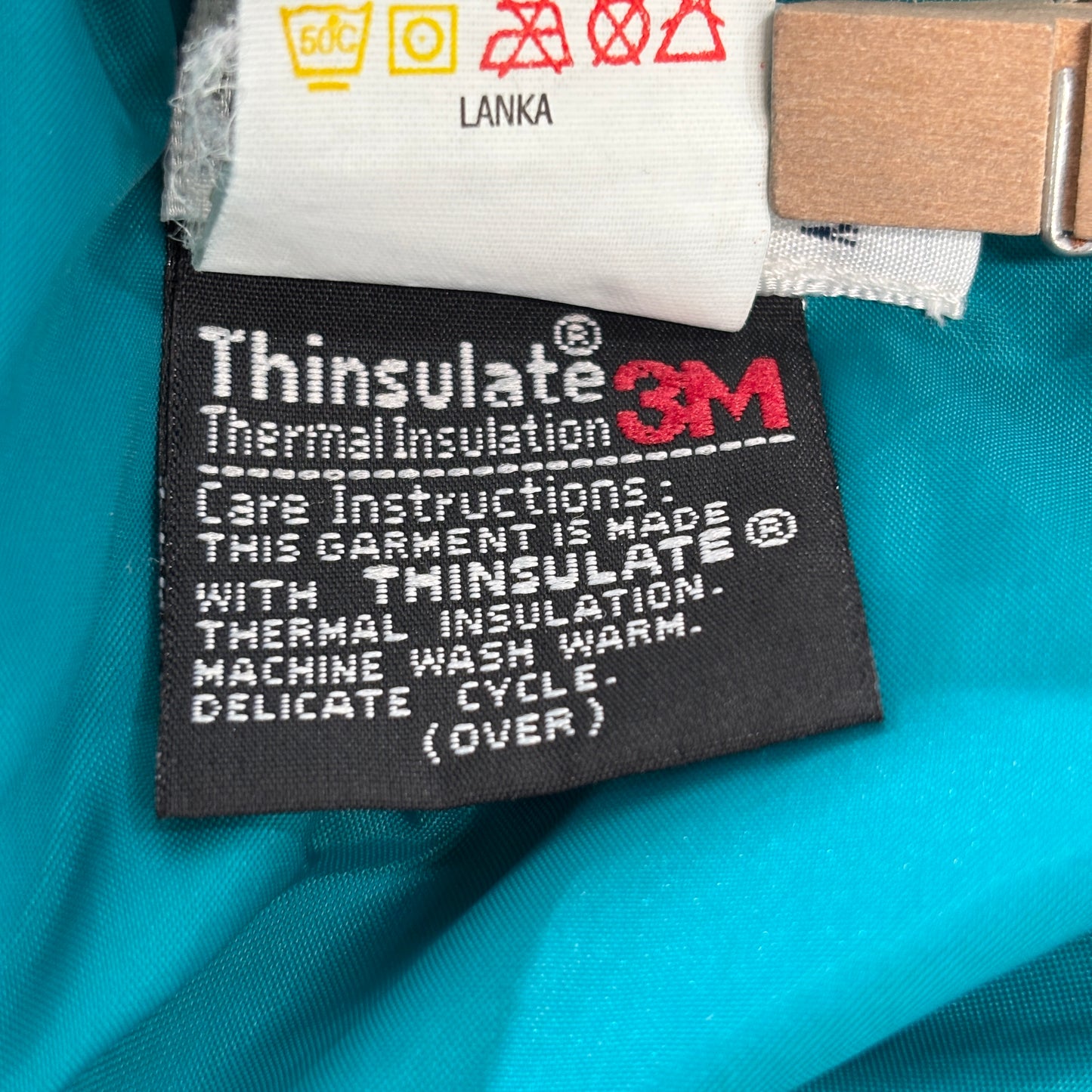 90s Columbia リバーシブル 3M Thinsulate 中綿ナイロンジャケット パープル×ティール M スリランカ製 “Radial Sleeve™”