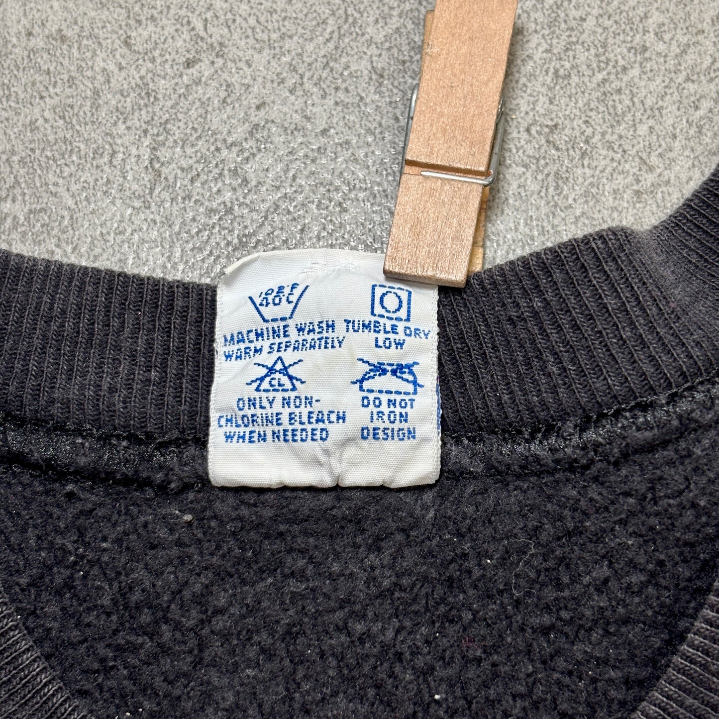 【USA製】Champion リバースウィーブ SWH DANCELINE 刺繍スウェット XL 黒×紫 90s