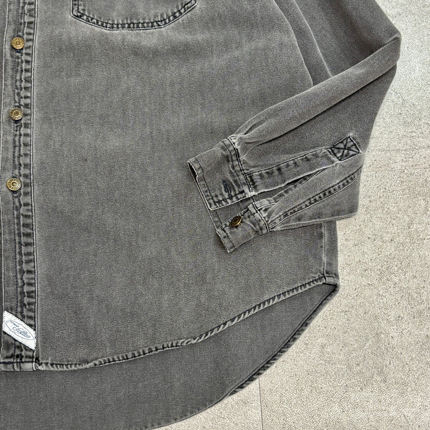 【90s〜Y2K】Levi’s リーバイス デニムシャツ ブラック系 Lサイズ ヴィンテージ オーバーサイズシャツ