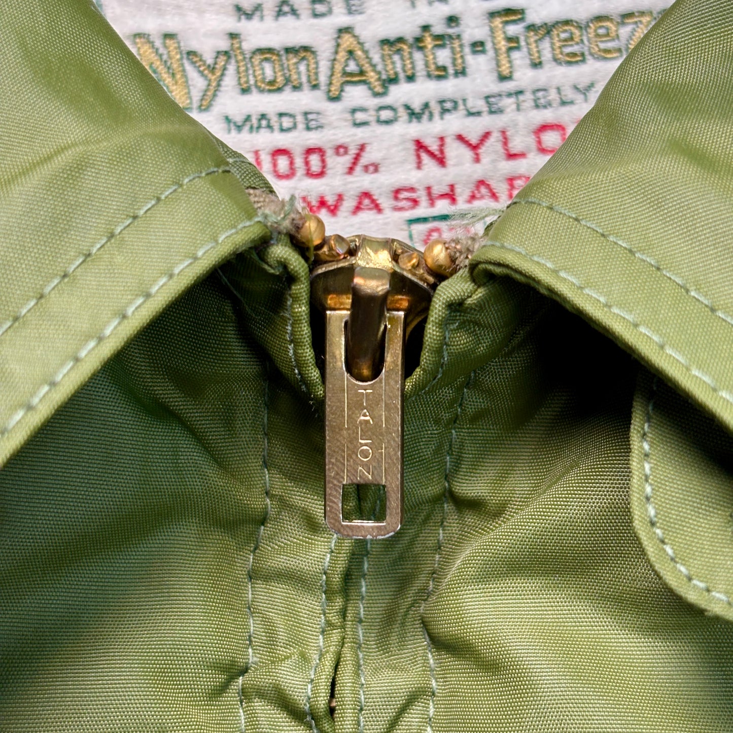 50s McGREGOR “Nylon Anti-Freeze” ナイロンアンチフリーズジャケット オリーブ 42サイズ USA製 ヴィンテージ