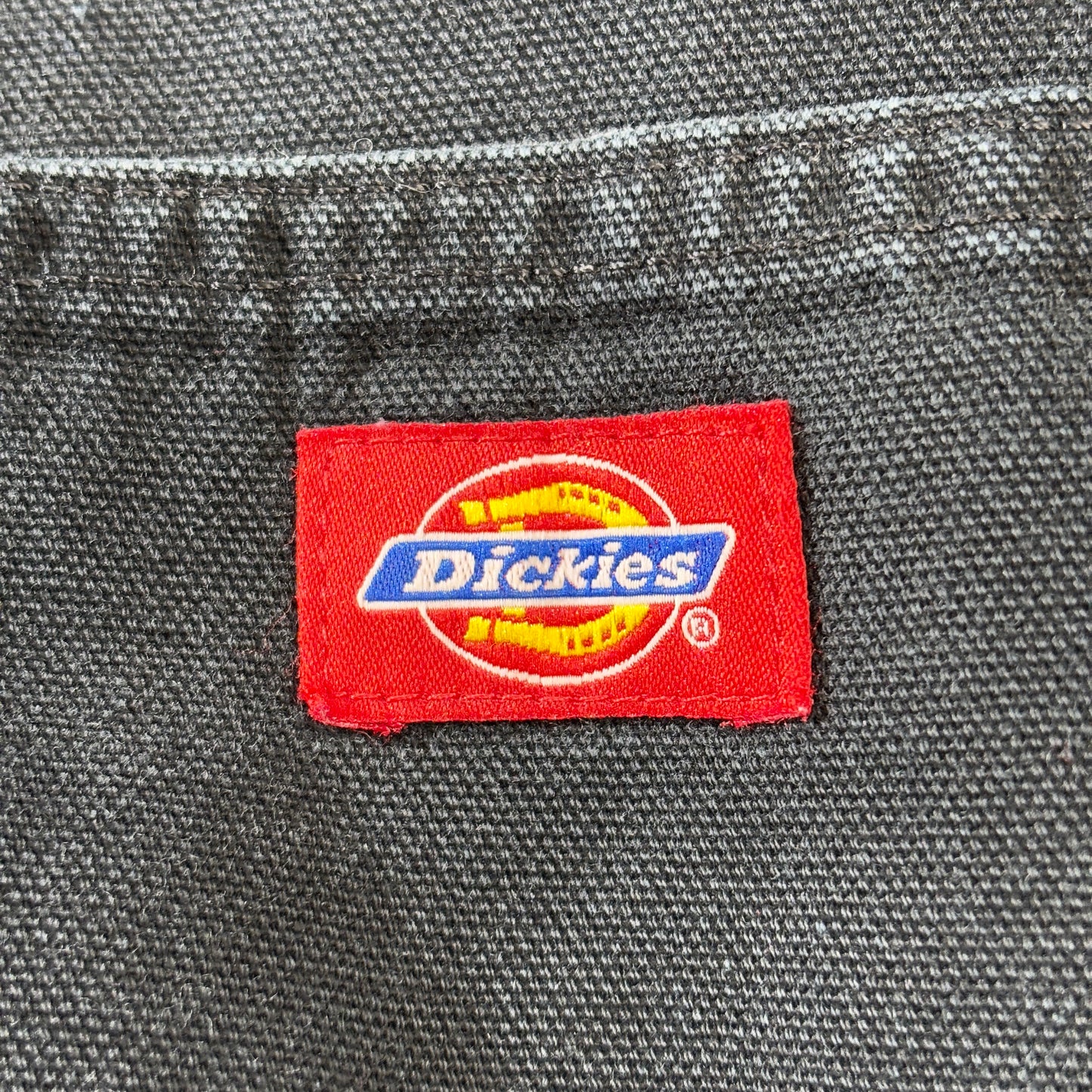 Dickies ダック地 チョアコート/カバーオール /ブラック/コーデュロイ襟/裏起毛キルティング/ワークジャケット XL