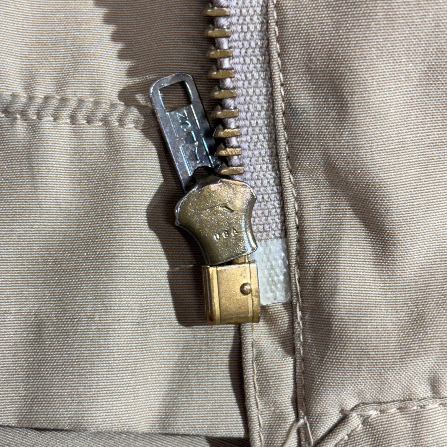 McGREGOR Drizzler ドリズラージャケット ベージュ 裏ボア TALONジップ 企業ワッペン付き 70s USA製