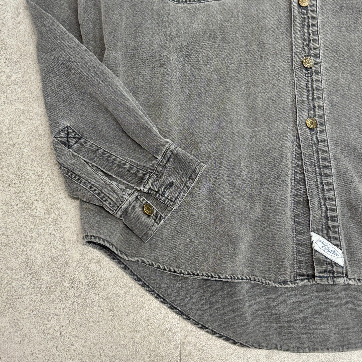 【90s〜Y2K】Levi’s リーバイス デニムシャツ ブラック系 Lサイズ ヴィンテージ オーバーサイズシャツ