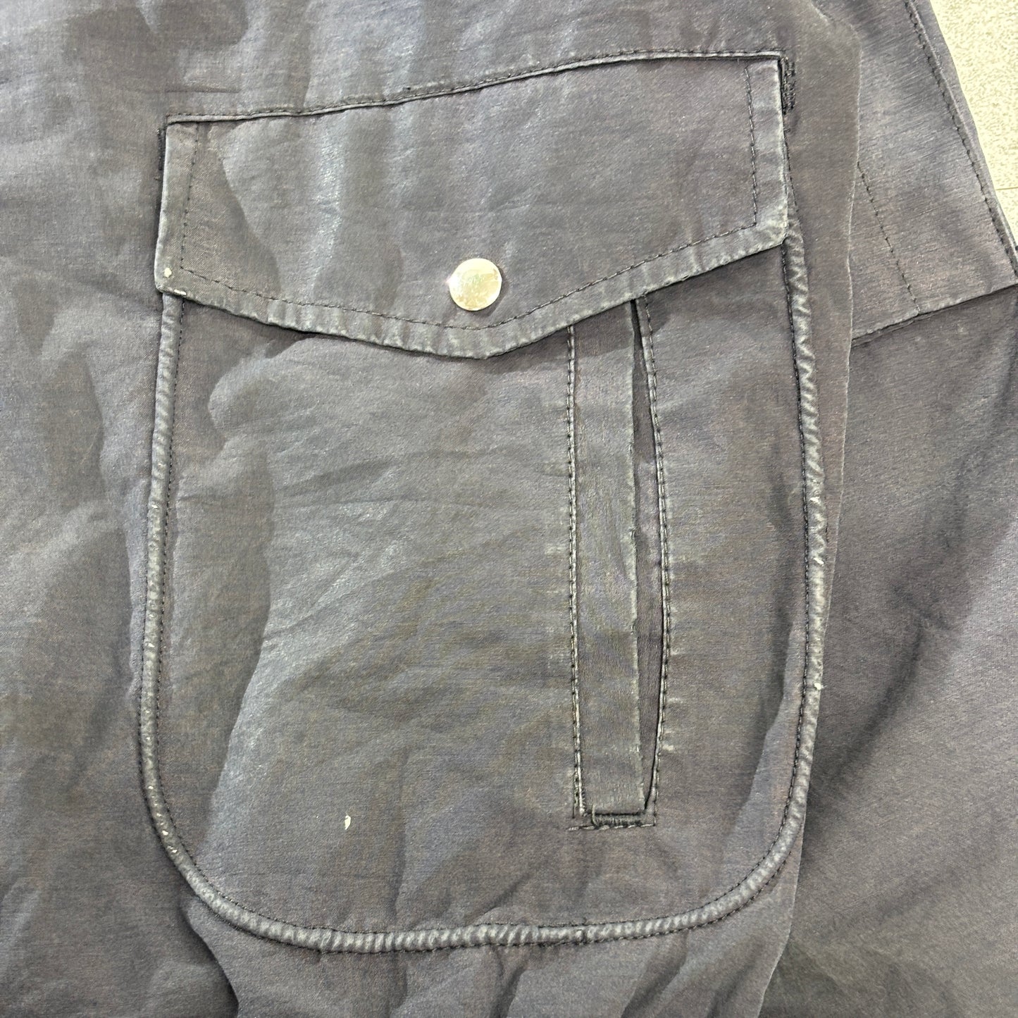90s USA製 Federal Express(FedEx) Stan Hermanデザイン R&R Uniforms YKK/USAジップ 反射テープ ワークボンバージャケット L REG