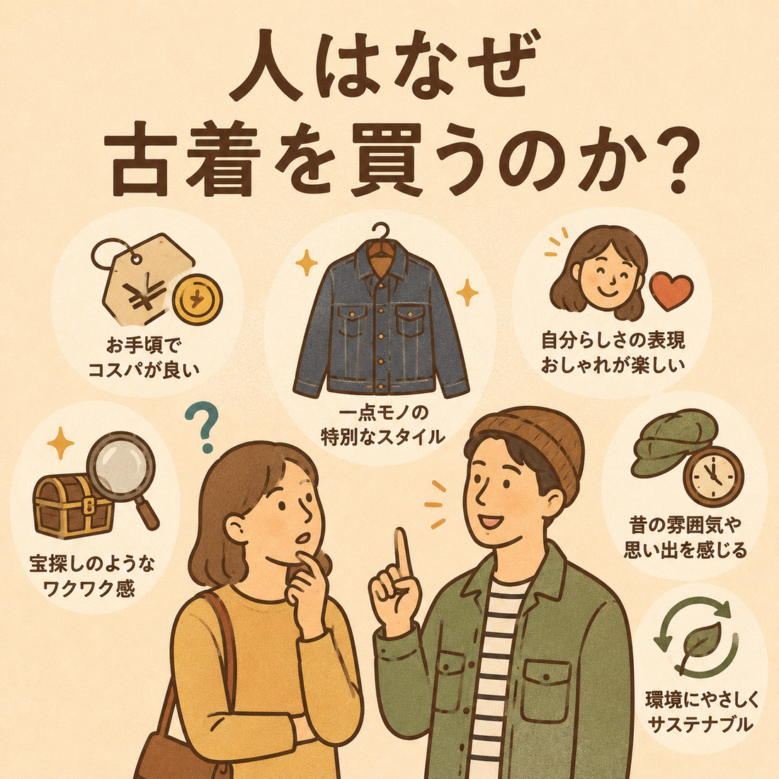 人はなぜ古着を買うのか？  新品にはない魅力と古着が選ばれる本当の理由