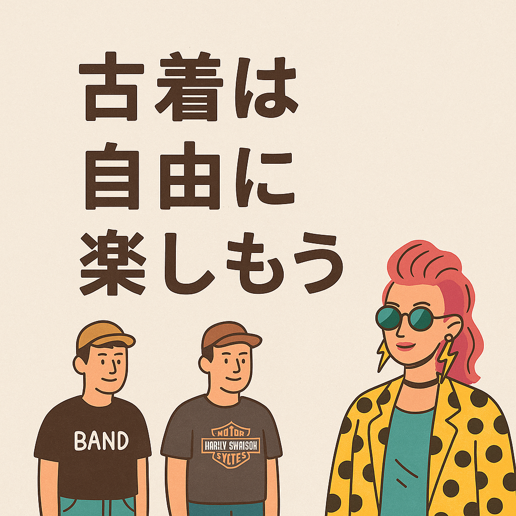 古着はもっと自由でいい｜ルールに縛られず楽しむファッション