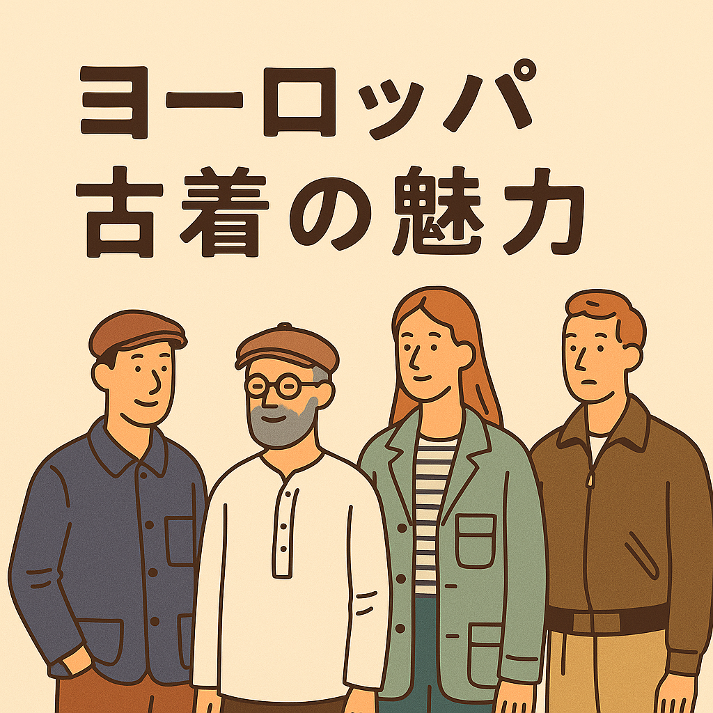 ヨーロッパ古着の魅力｜初めて買うならこのアイテムから！