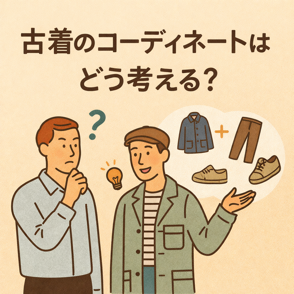 古着のコーディネートはどう考える？｜迷ったら「真似る」でいい