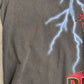 【DEATH ROW RECORDS プリントTシャツ】デスロウレコード HIPHOP RAP オフィシャル ブラック フェード L 古着/7-98