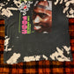 【2PAC × POETIC JUSTICE】ヴィンテージ加工 ヒップホップTシャツ｜90s ストリート系 タイダイデザイン