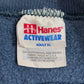 【90s Hanes ACTIVEWEAR FRIENDSHIP IS SHARING スウェット XLサイズ】ヘインズ USAファブリック ヴィンテージ クルーネック 刺繍トレーナー アニマル/2-102