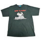 90s スヌーピー PEANUTS “BORN TO SLEEP!” ヴィンテージTシャツ ブラック Snoopy キャラクターT