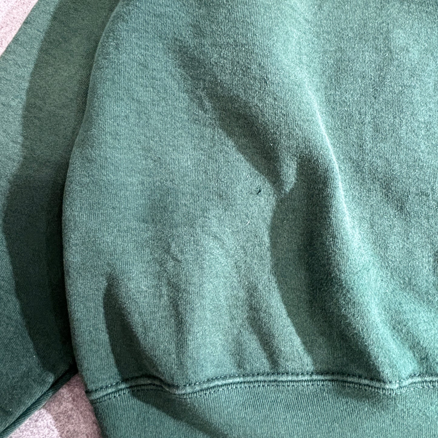 90s USA製 FRUIT OF THE LOOM TEAM OF CHOICE スウェット / グリーン / XL / ヴィンテージ クルーネック トレーナー/2-60