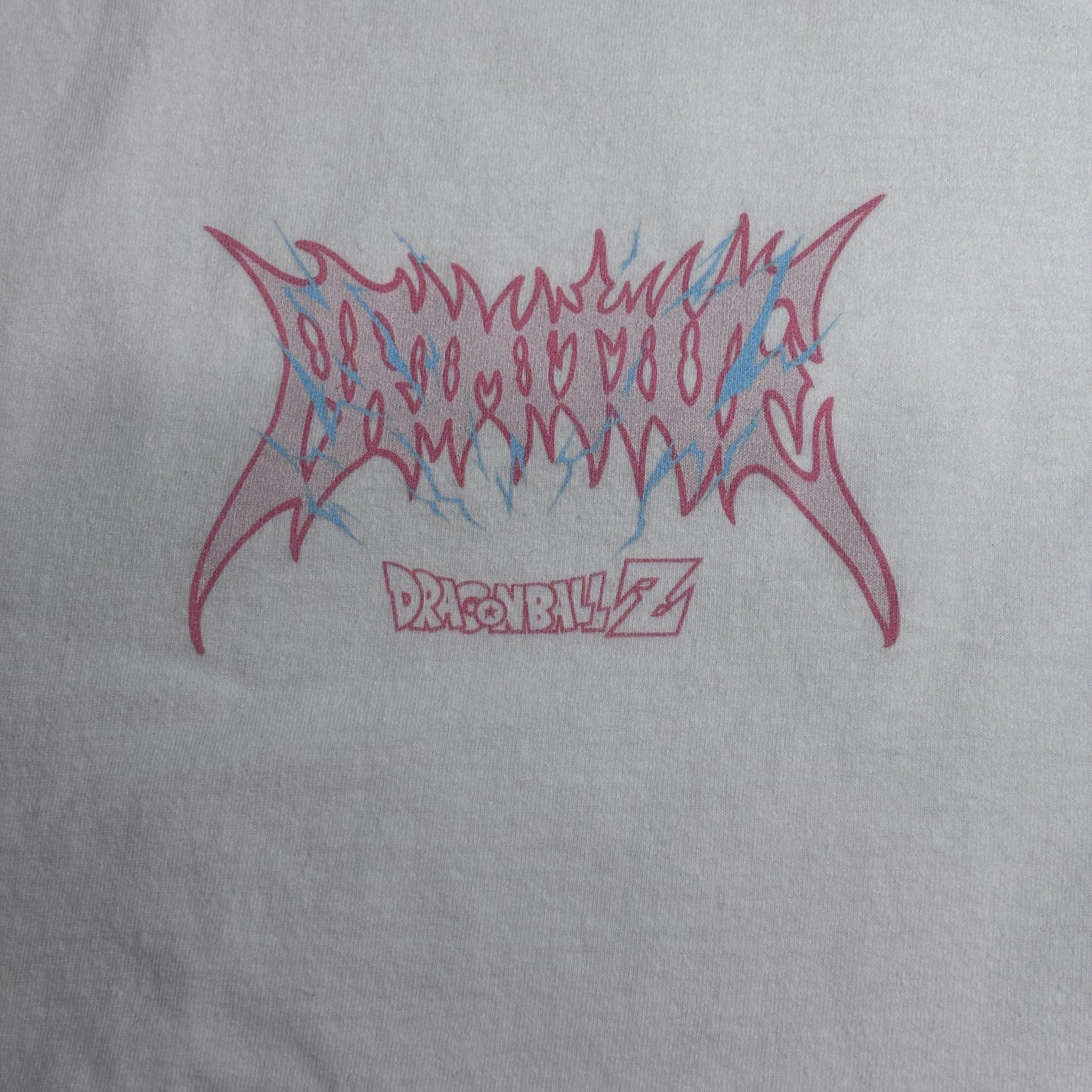 【DRAGON BALL Z × Primitive 魔人ブウ バックプリントTシャツ】ホワイト Mサイズ ドラゴンボールZ コラボT 古着/7-101