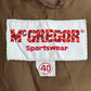 70s〜80s McGREGOR 中綿ベスト TALONジップ USAヴィンテージ ブラウン マクレガー アウトドアベスト/3-38